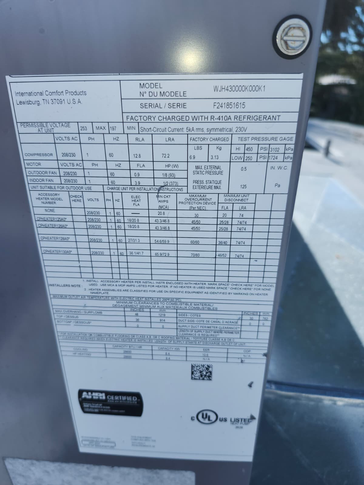 HVAC system surge protection recommendation for storms in Largo, FL 33773 home