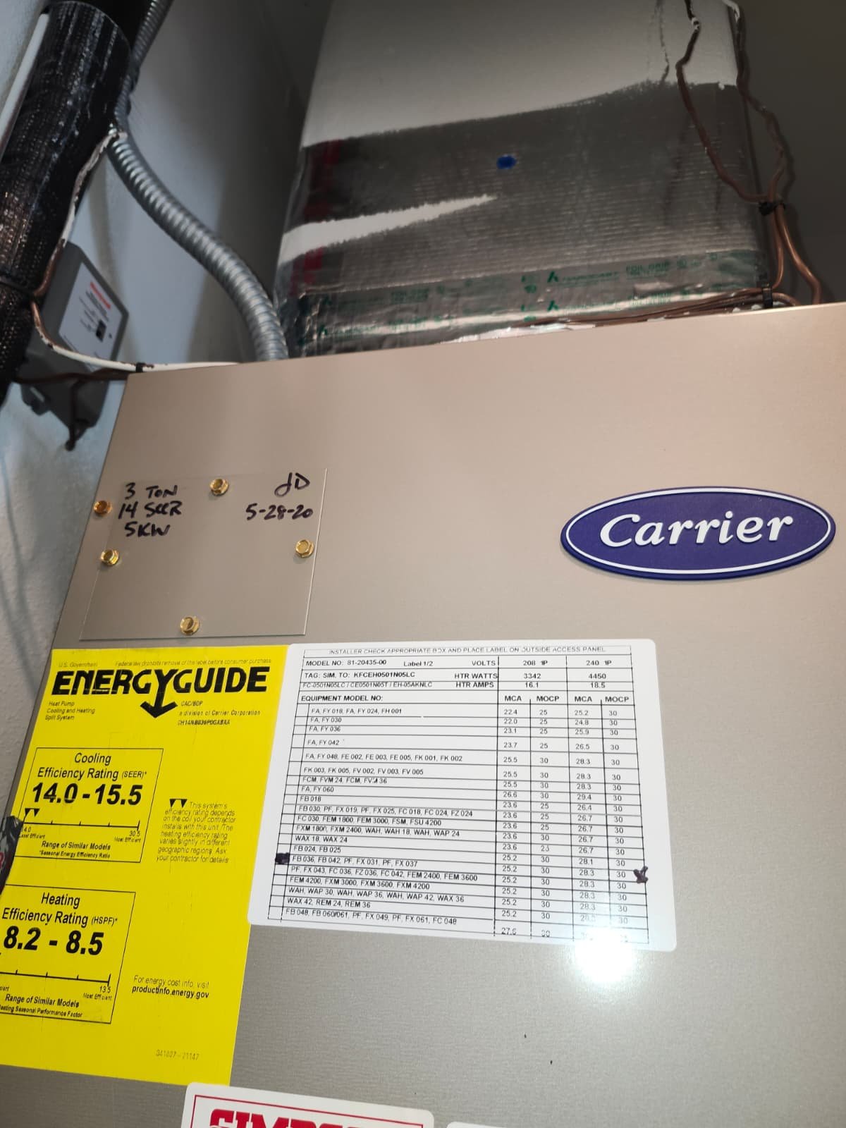 Heat pump system inspection for proper refrigerant pressures in Land O' Lakes, FL 34638