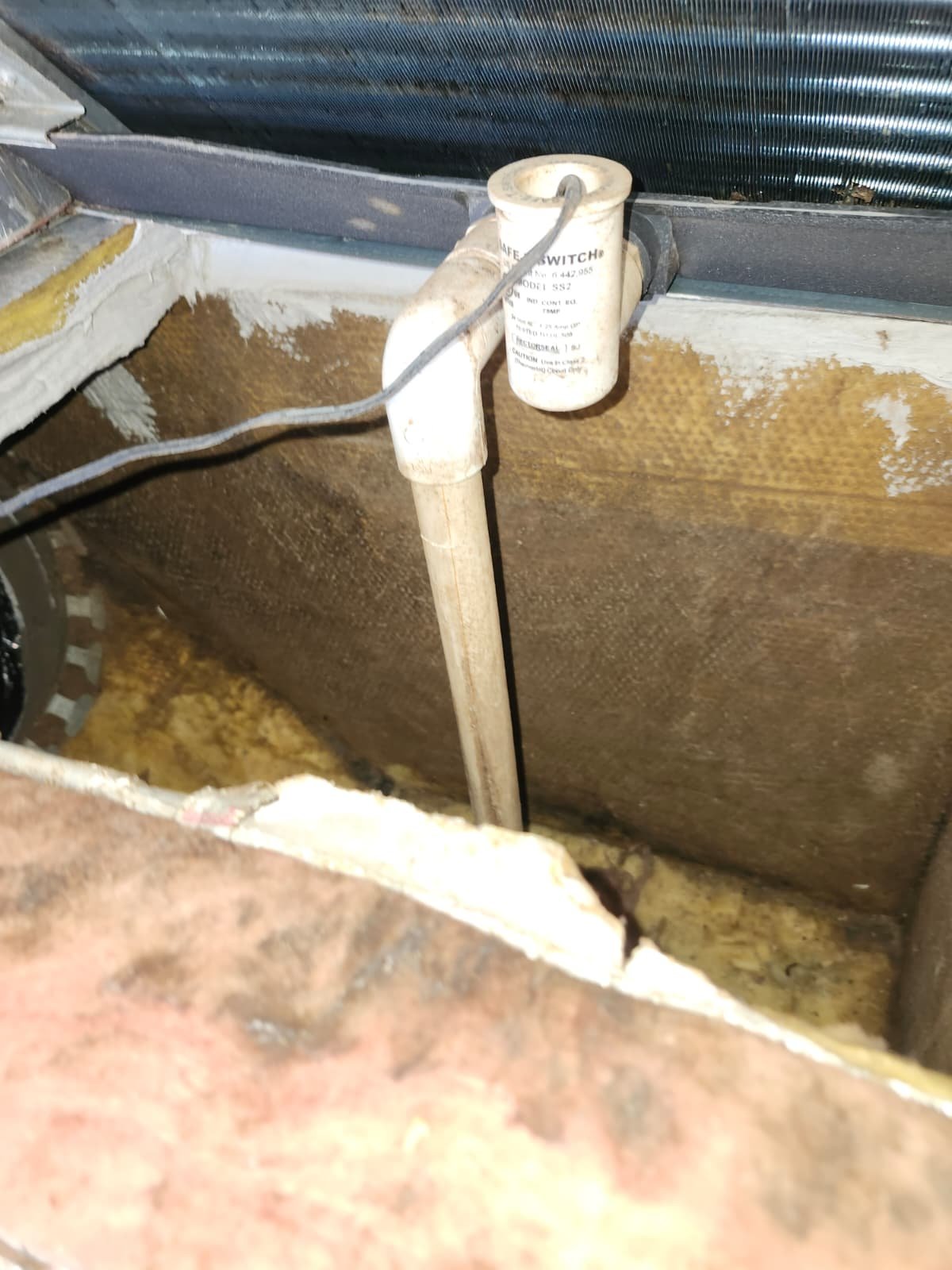 Detail of electric water heater replacement work in Largo, FL 33774