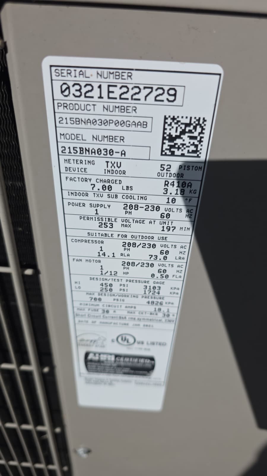 UV light and air quality check on HVAC system in Wesley Chapel, FL 33545 home