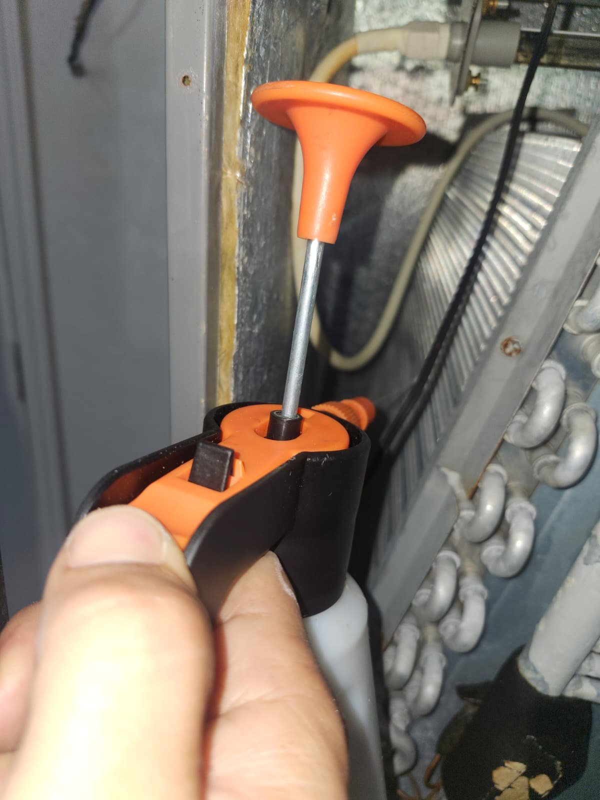 Air conditioning system efficiency check during elite plan visit in Pinellas Park, FL 33781