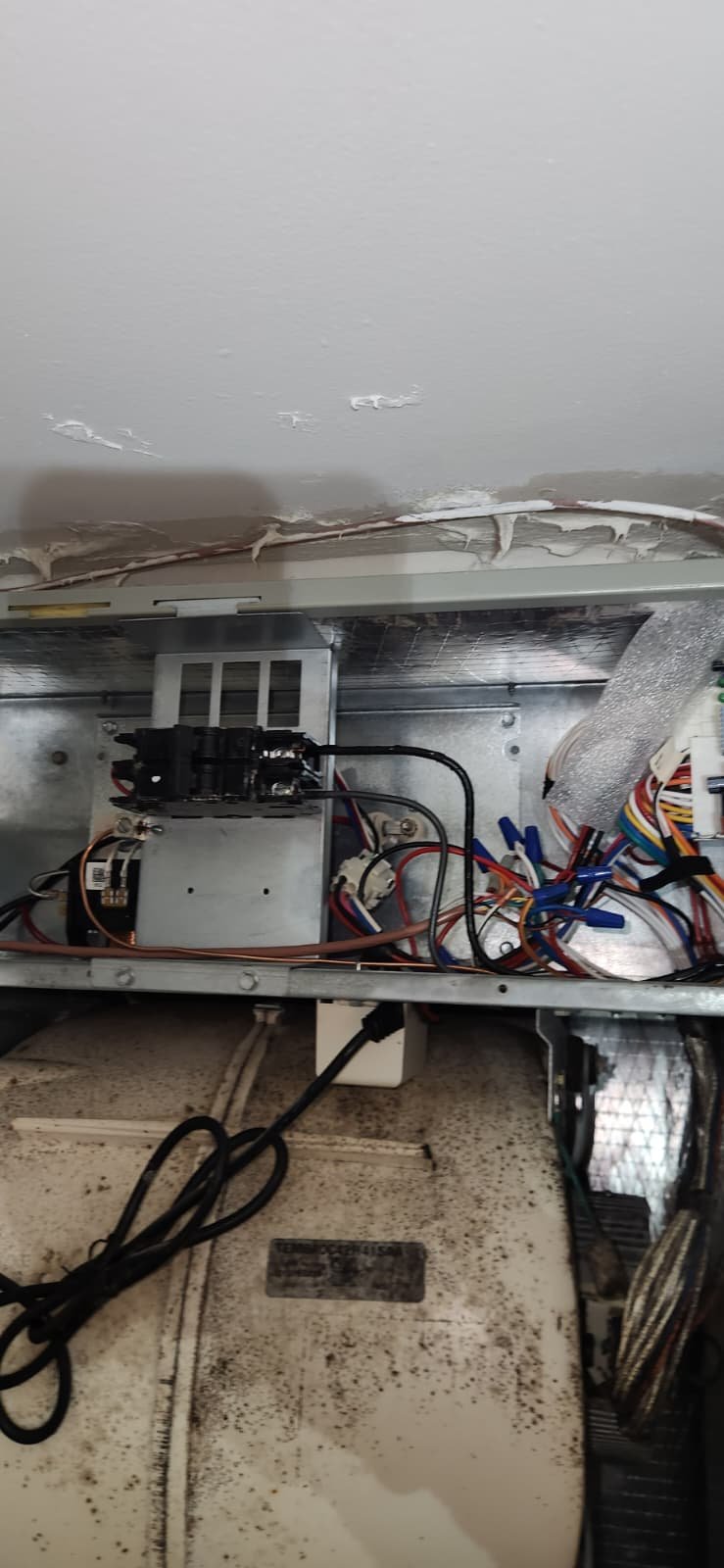 UV air treatment installation on HVAC air handler in Tampa, FL 33618