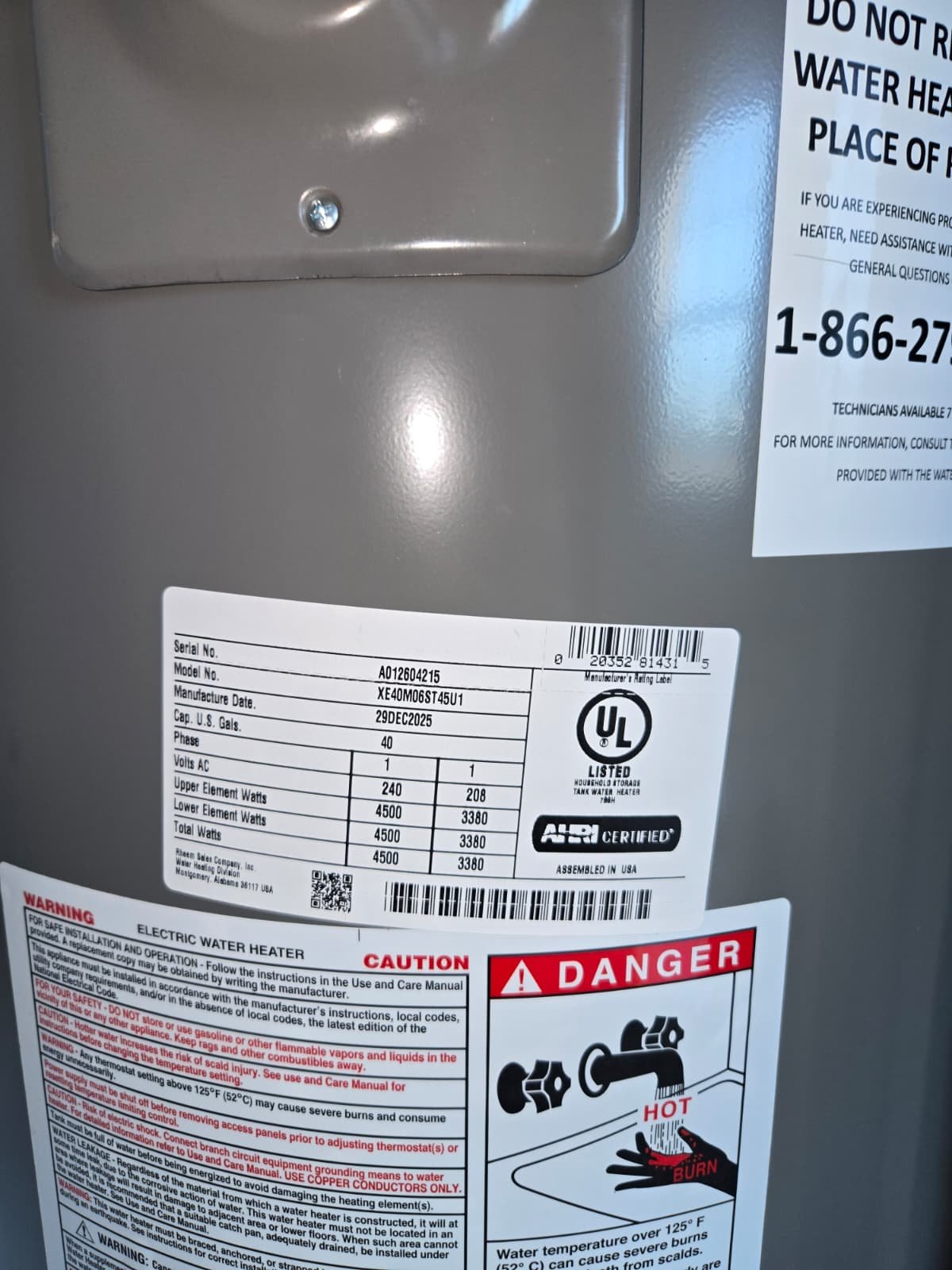 Electric water heater replacement options overview in Land O' Lakes, FL 34638