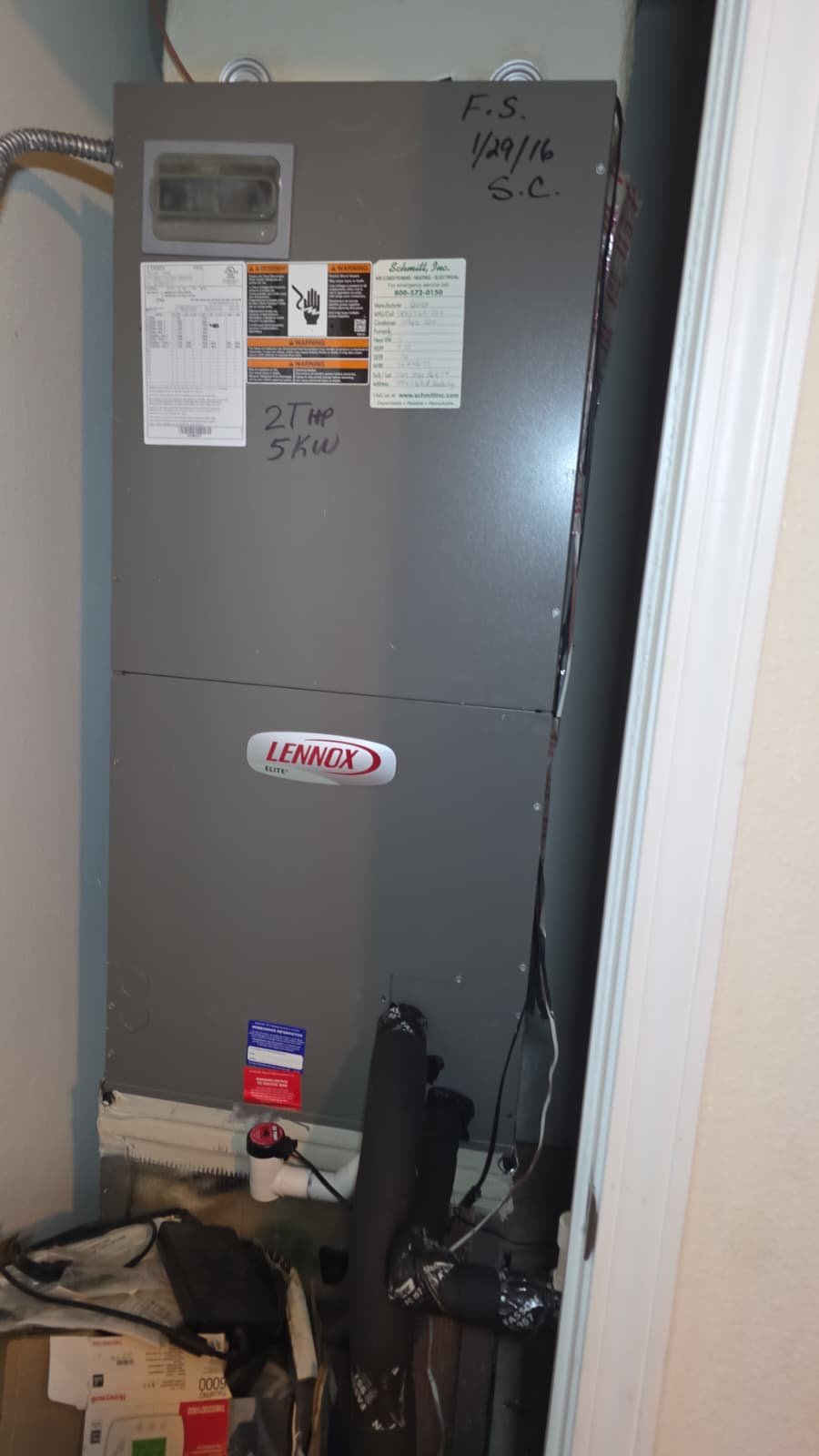 Premium AC maintenance plan cleaning air handler in Tampa, FL 33619