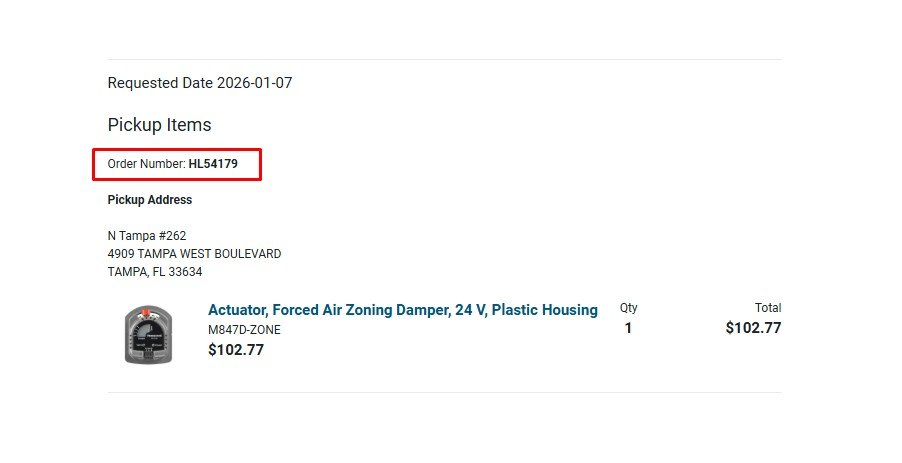 HVAC zoning damper motor replacement service near Lutz, FL 33559