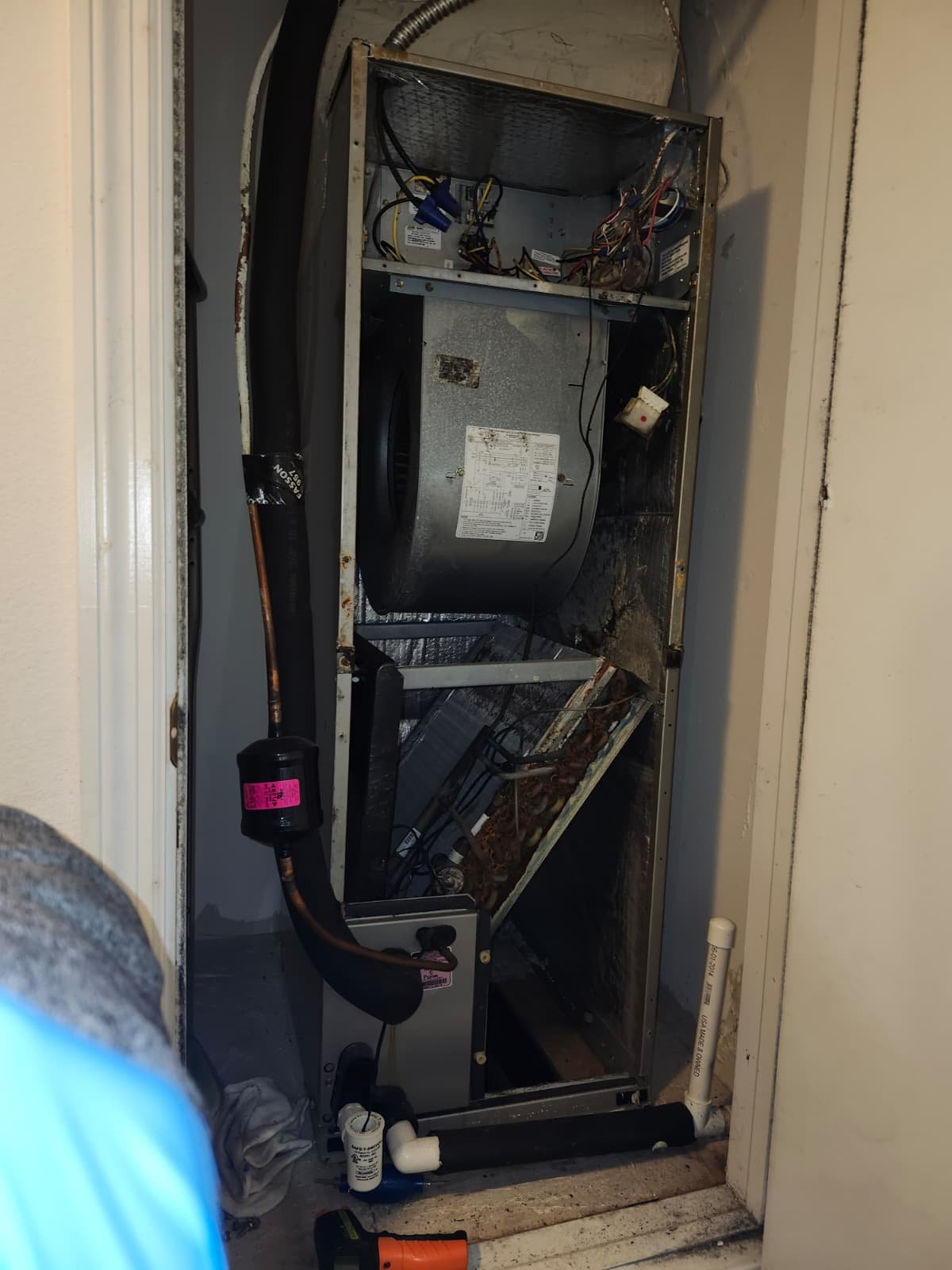First floor A/C system with 12-year-old coil in Odessa, FL 33556