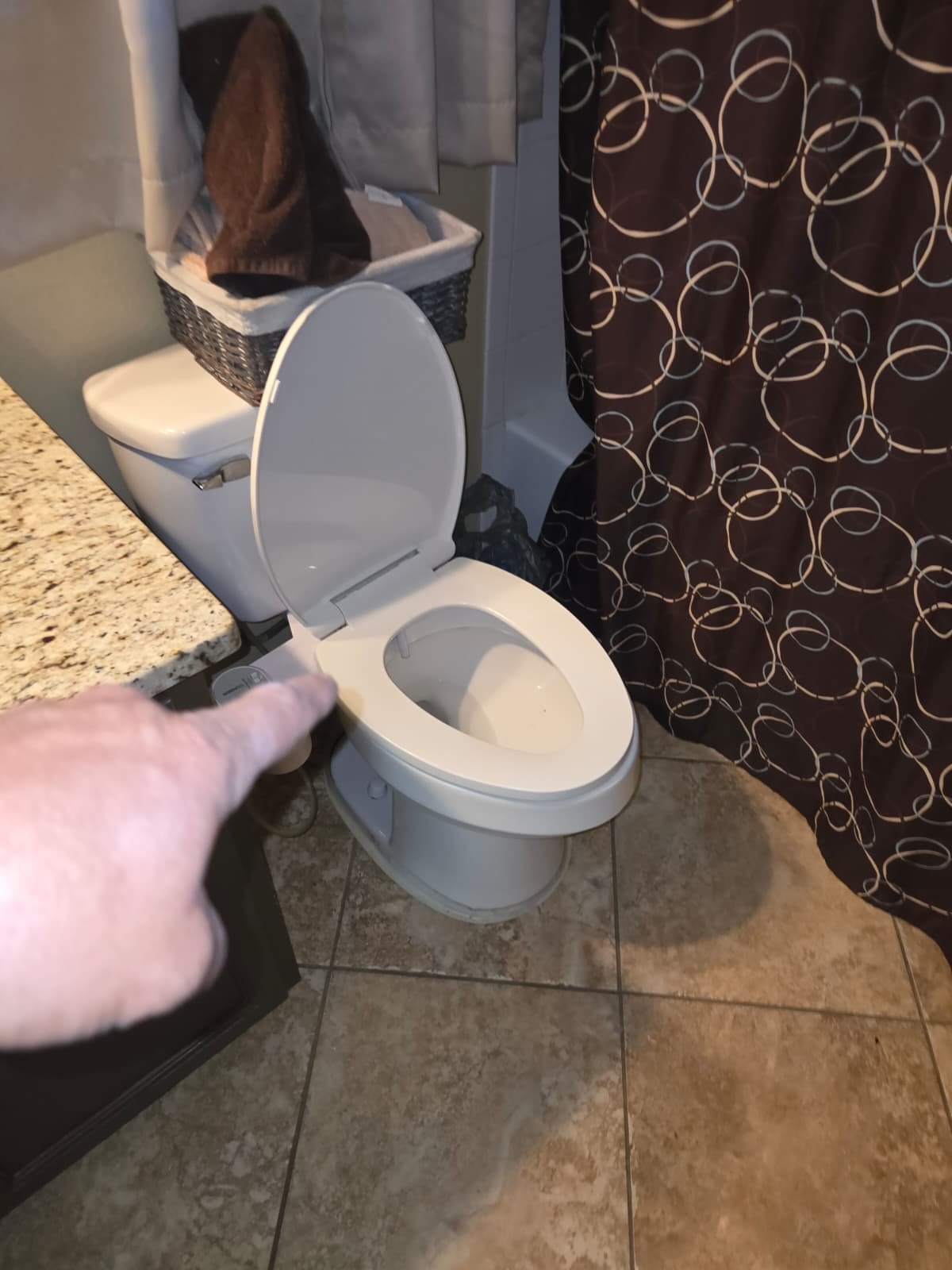 Deteriorated P-trap under bathroom sink before replacement in Tampa, FL 33647