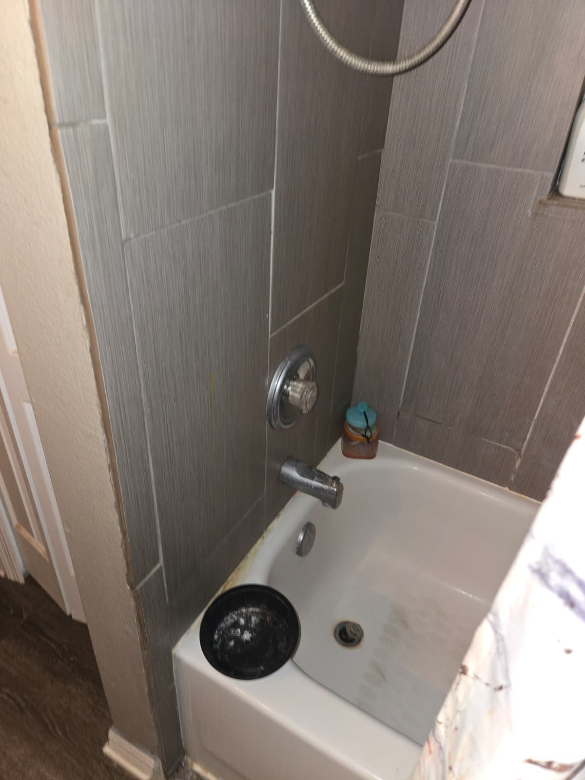 Water heater flush during plumbing inspection in Tampa, FL 33647 home