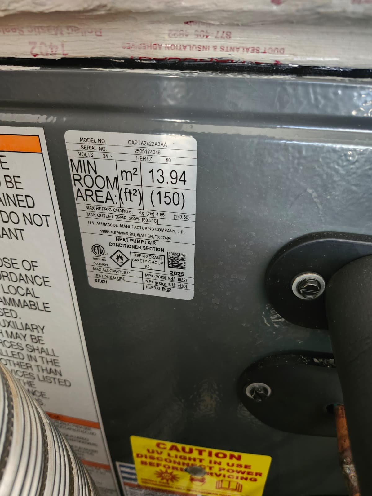 Organic growth found on HVAC components before duct sanitation in Tampa, FL 33647