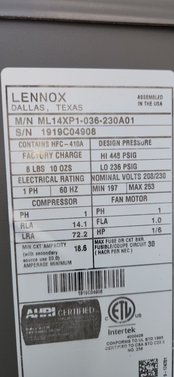 Tampa FL 33634 air conditioning tune-up checking evaporator coil