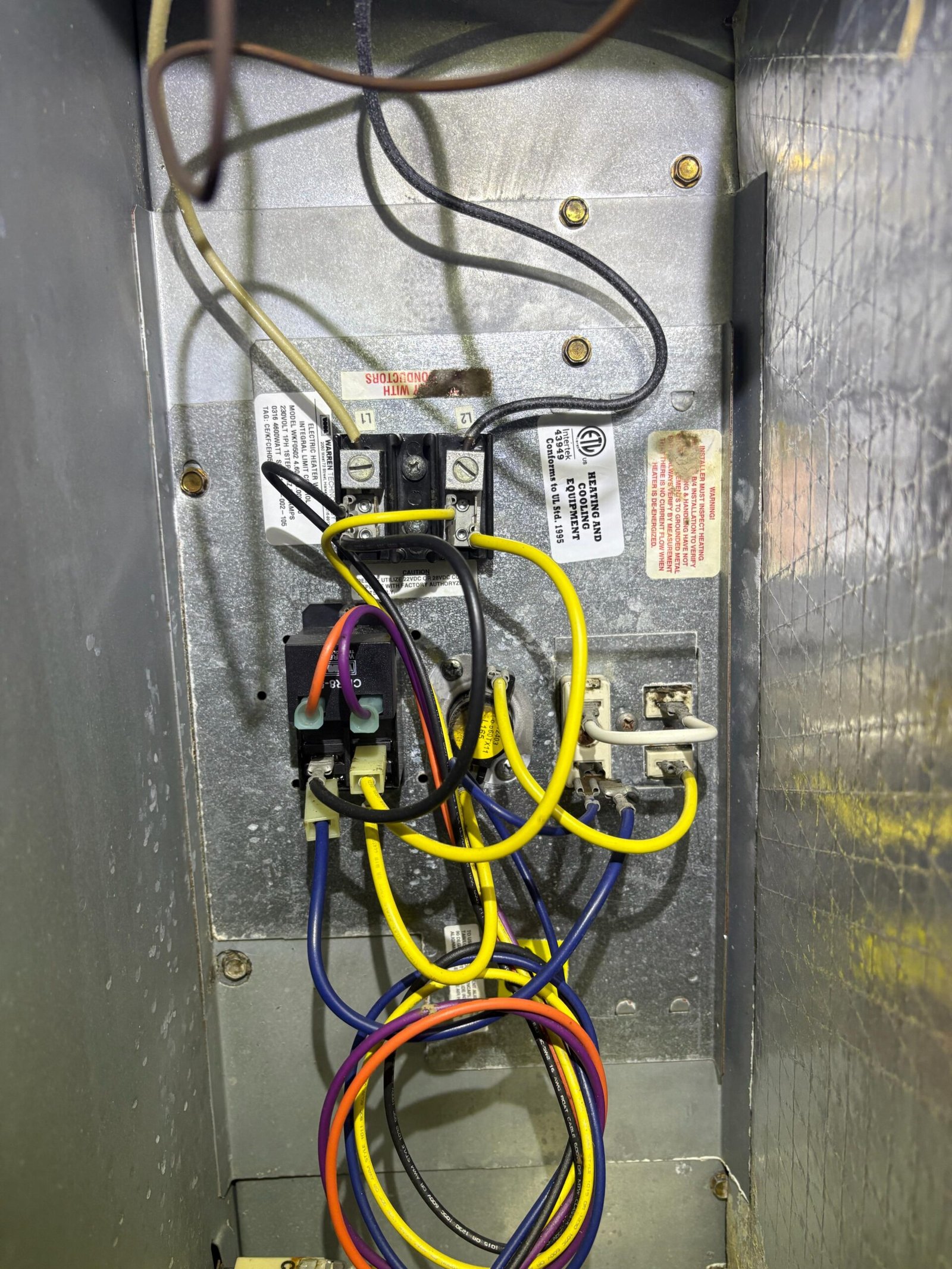 New universal 220V air handler blower installation in Tampa, FL 33609