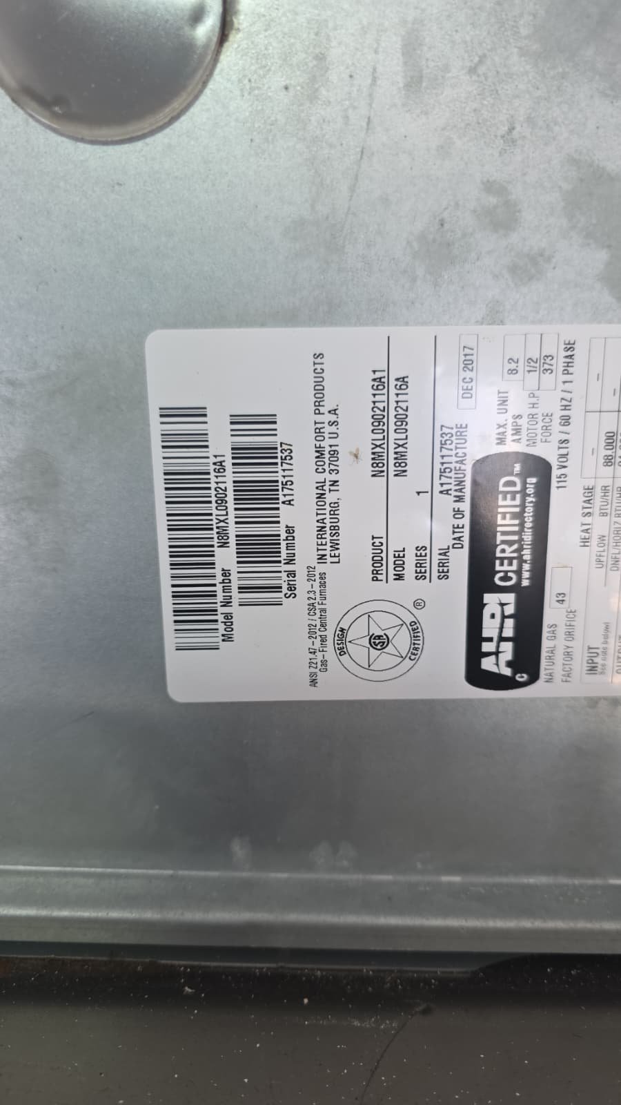 HVAC system inspection during AC preventive maintenance in Tampa, FL 33626