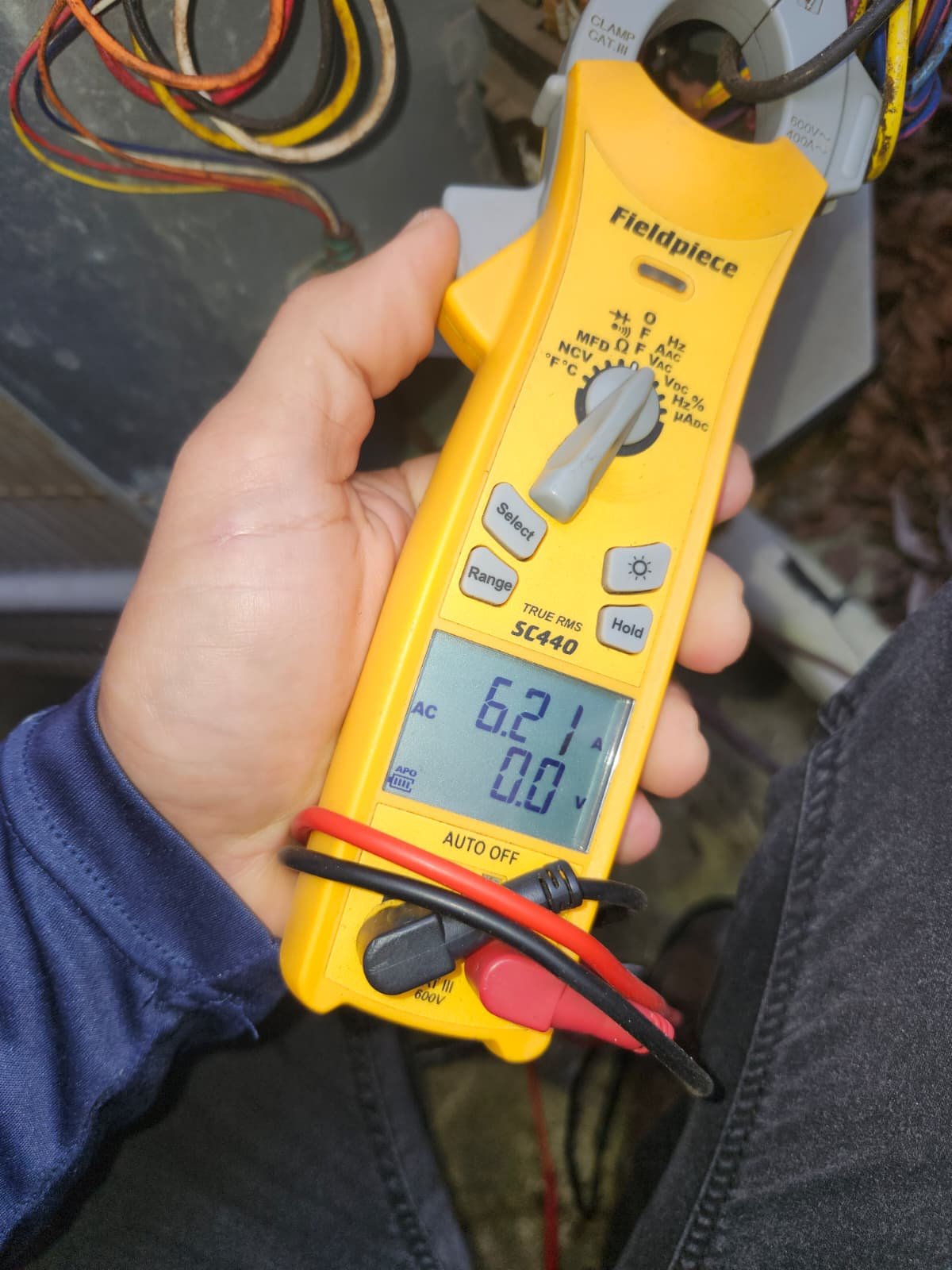 Air filter condition checked during maintenance visit in Spring Hill, FL 34610