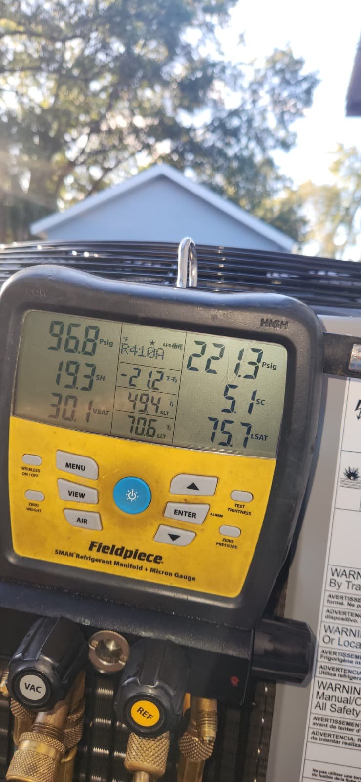 Home HVAC system verified working fine after maintenance in Tampa FL 33603