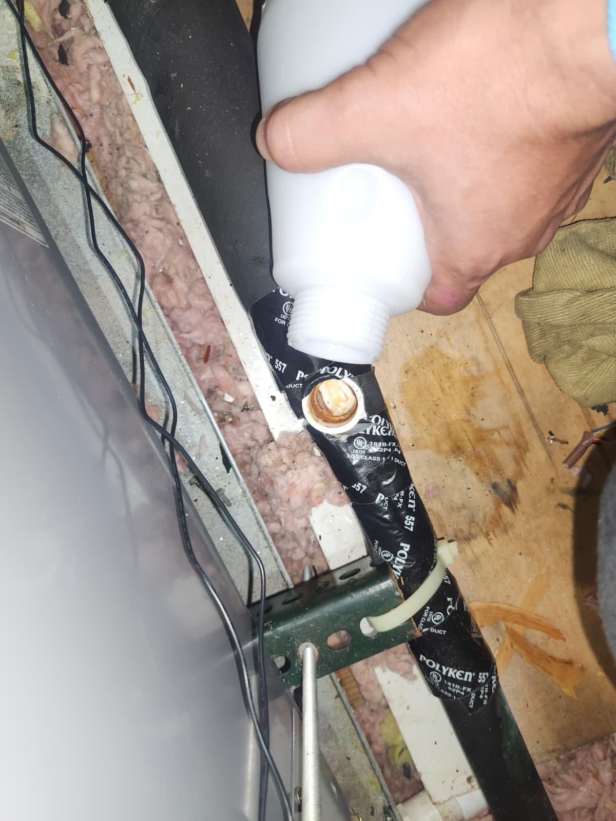 Duct design and layout for new supply and return drops in Clearwater, FL 33763 attic