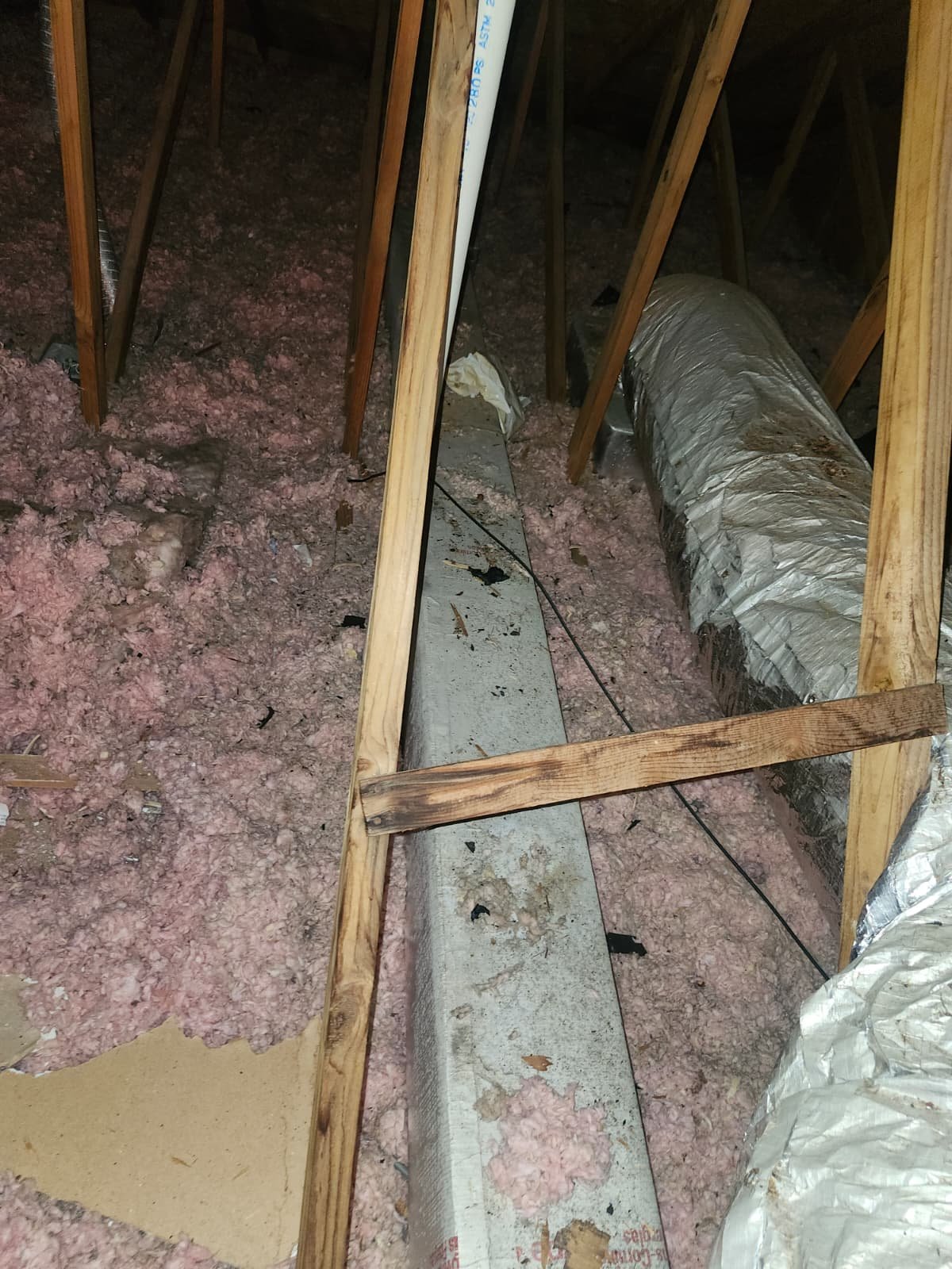 Dirty deteriorating ducts found during AC tune-up in Clearwater, FL 33763