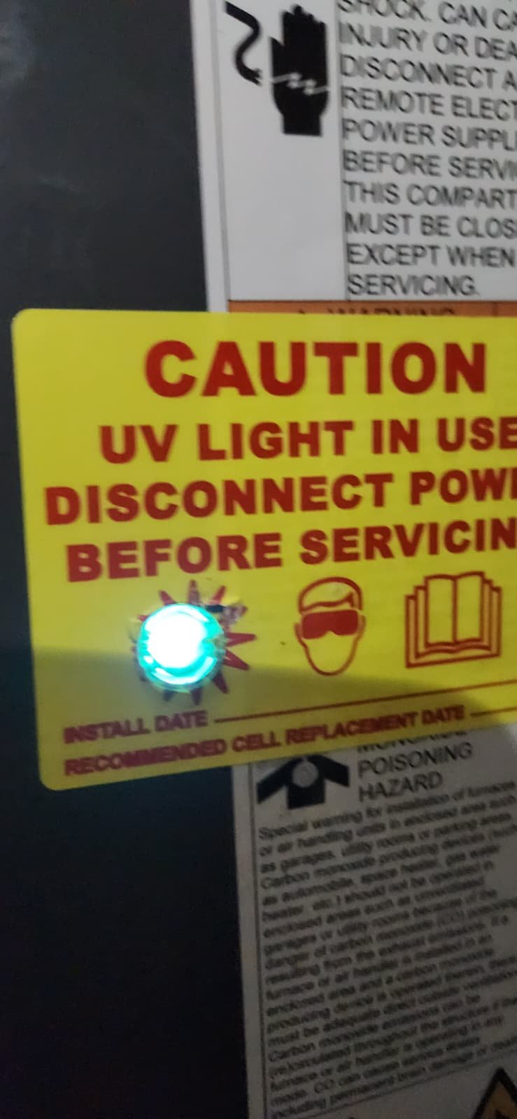 Detail of serviced home system during maintenance in Lakeland, FL 33801