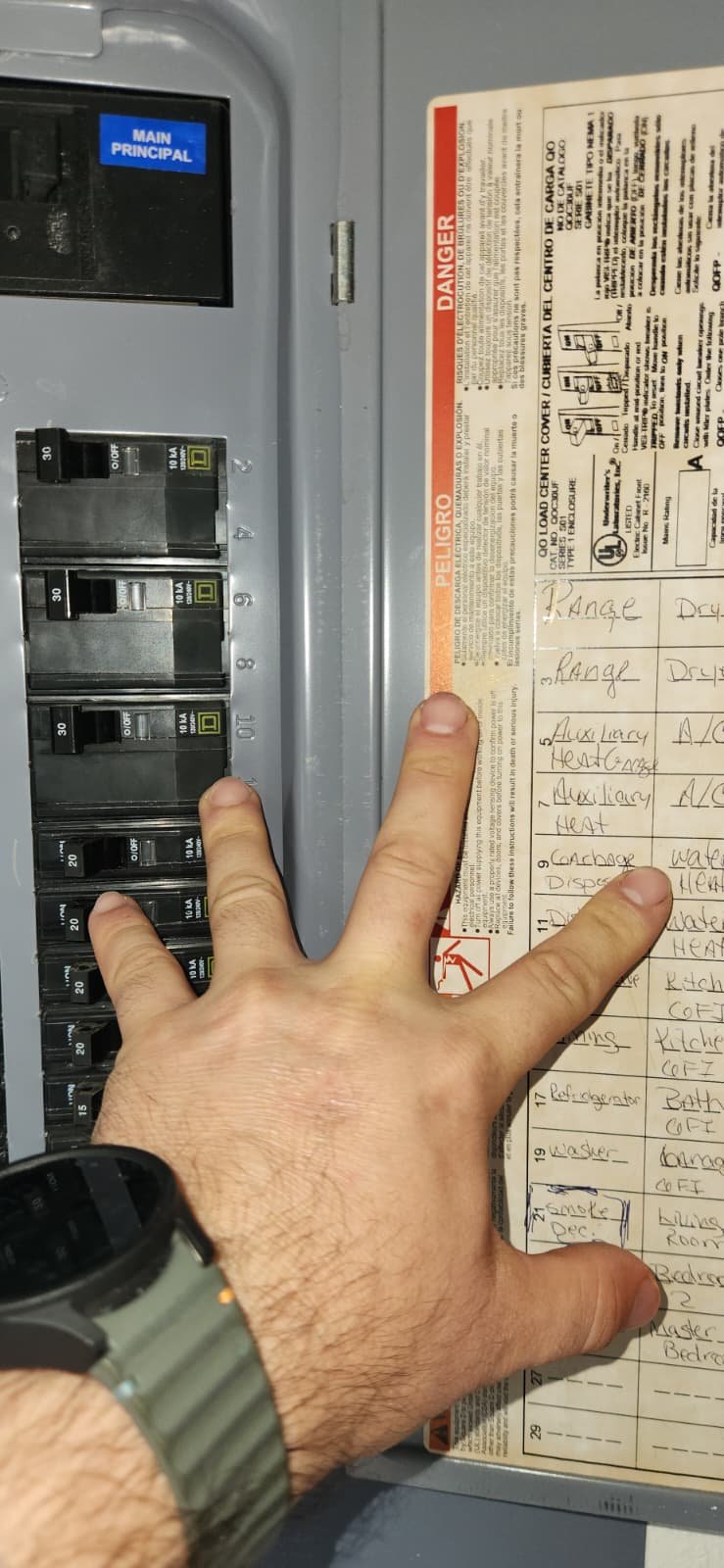 Detail of plastic plumbing shut-off valve before upgrade in Tampa, FL 33647