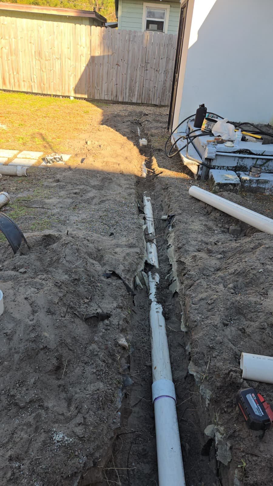 Drain line re-leveling service Tampa, FL 33603
