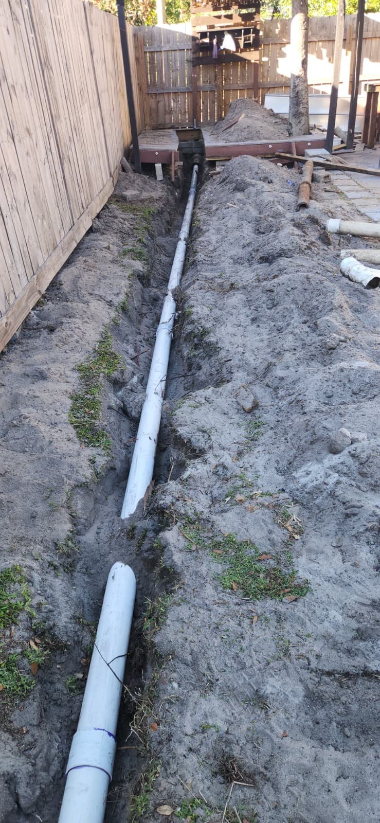 Sewage drain trench replacement Tampa, FL 33603