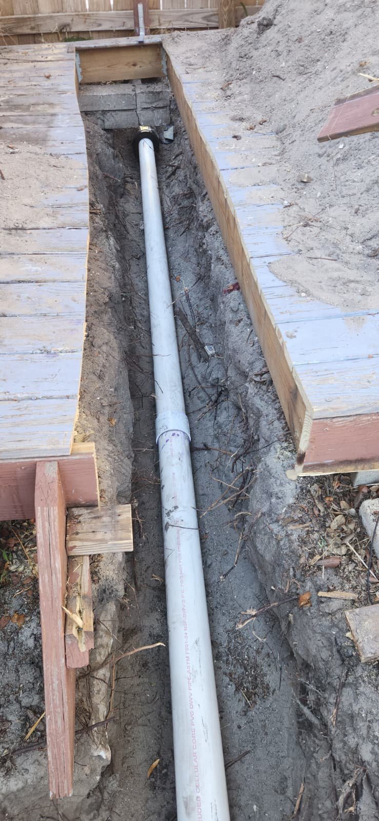 Plumbing drain line installation Tampa, FL 33603