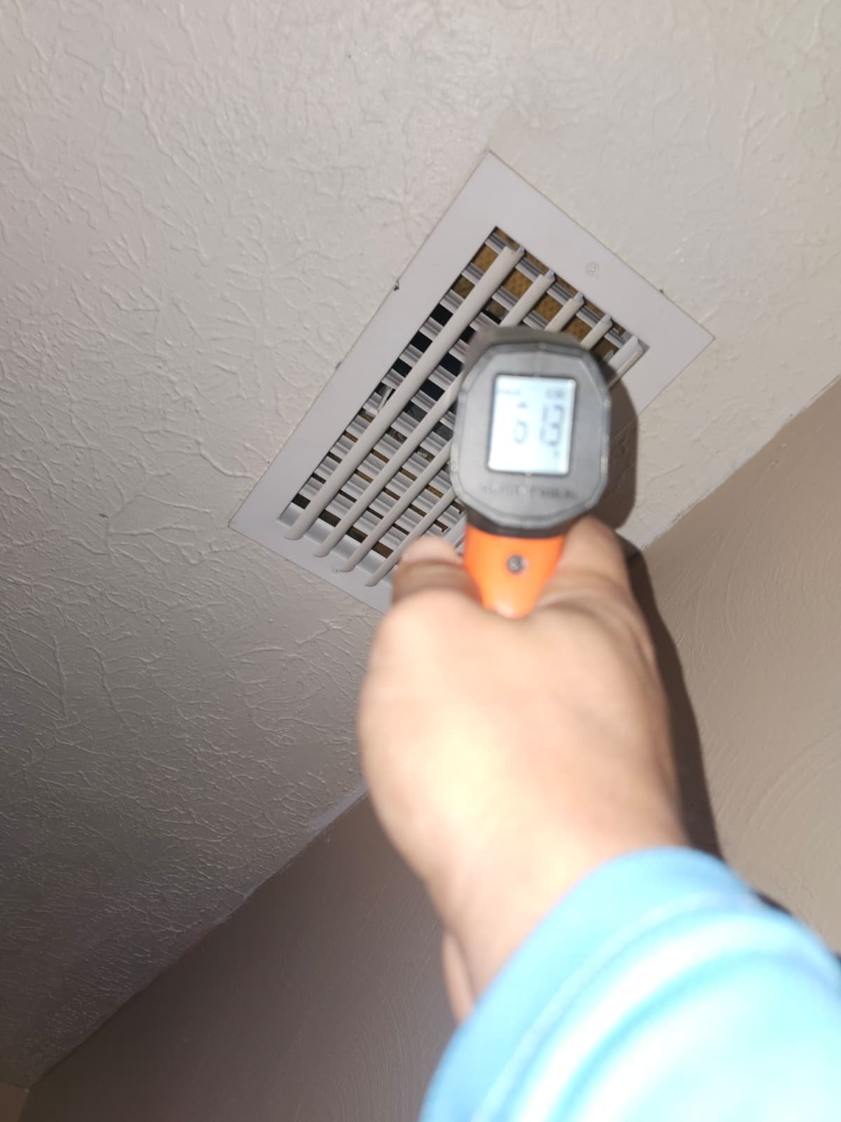 Duct repair during HVAC tune-up in Tampa, FL 33610