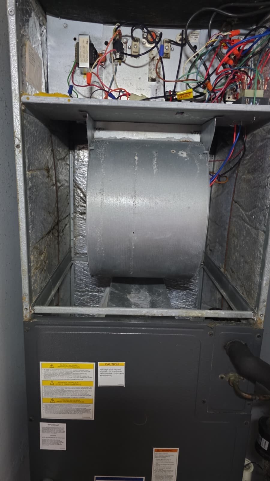 HVAC blower wheel cleaning Lutz, FL 33558