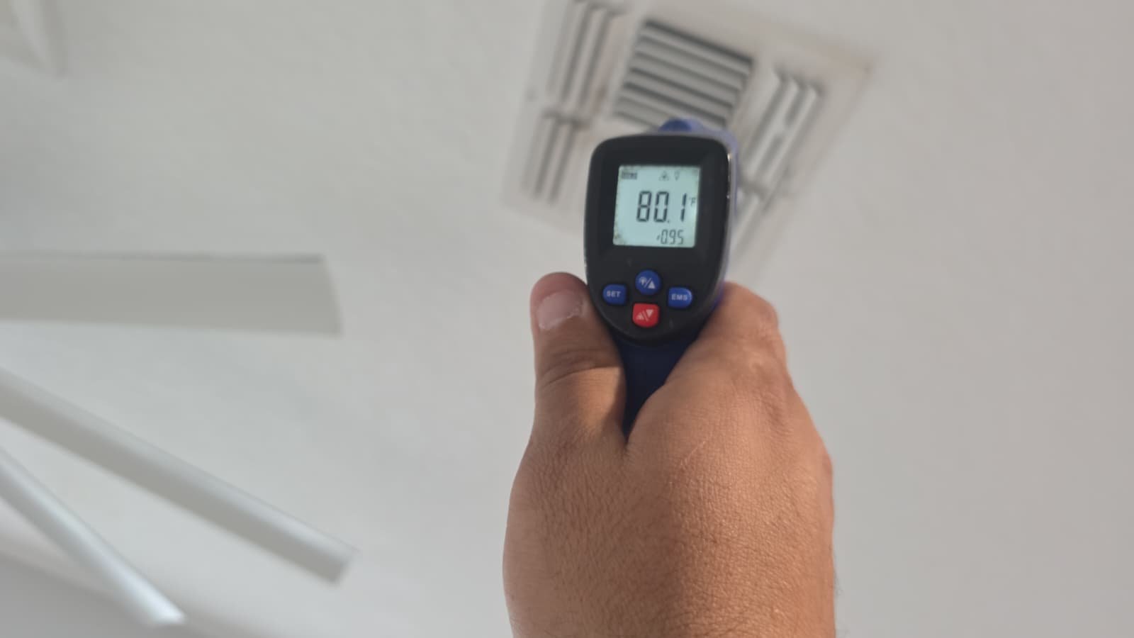 Service tee reinstall option inspected during HVAC heating repair in Lutz, FL 33558