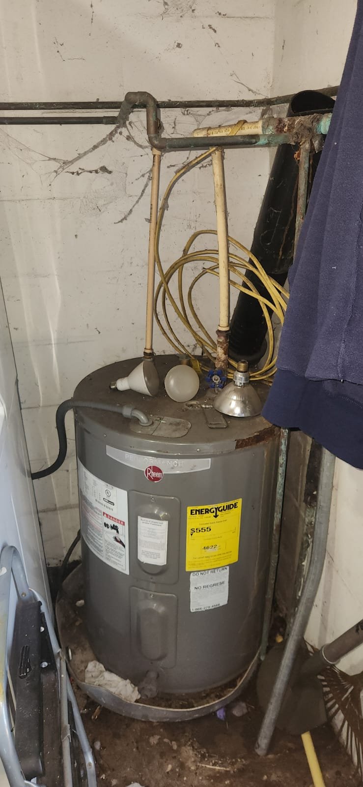 Completed Rheem 40-gallon water heater replacement project in Largo, FL 33770