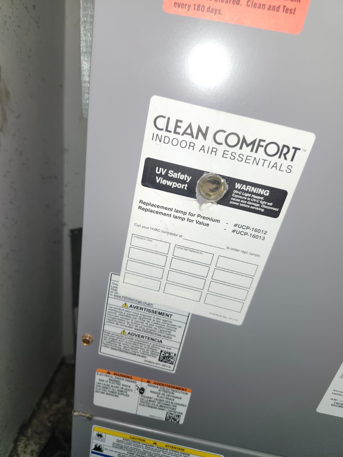 Close-up of new HVAC capacitor install in Tampa, FL 33618