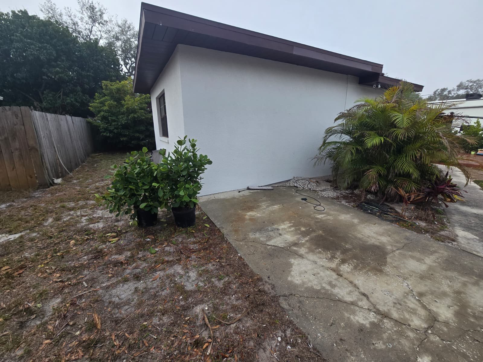 New bathroom drain and vent piping rough-in near sewage grinder pump in Tampa, FL 33611