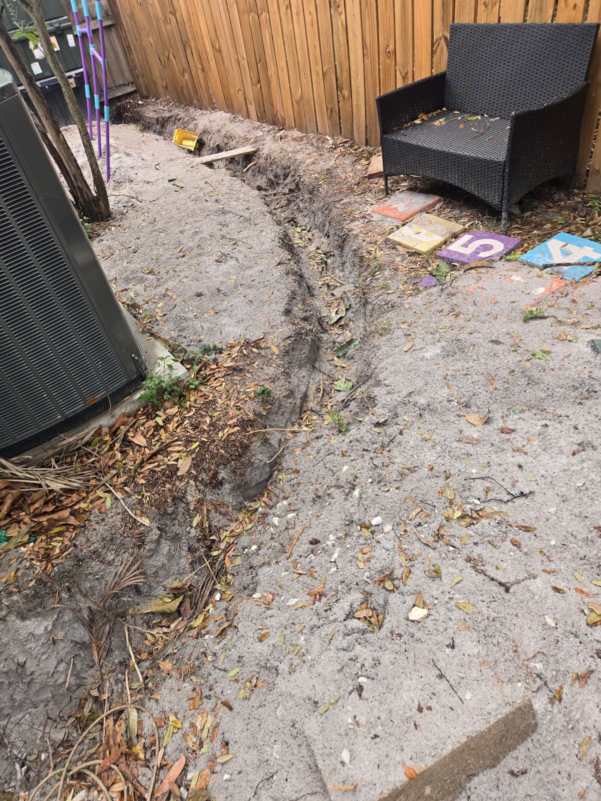 Plumbing rough-in for new bathroom Tampa, FL 33611