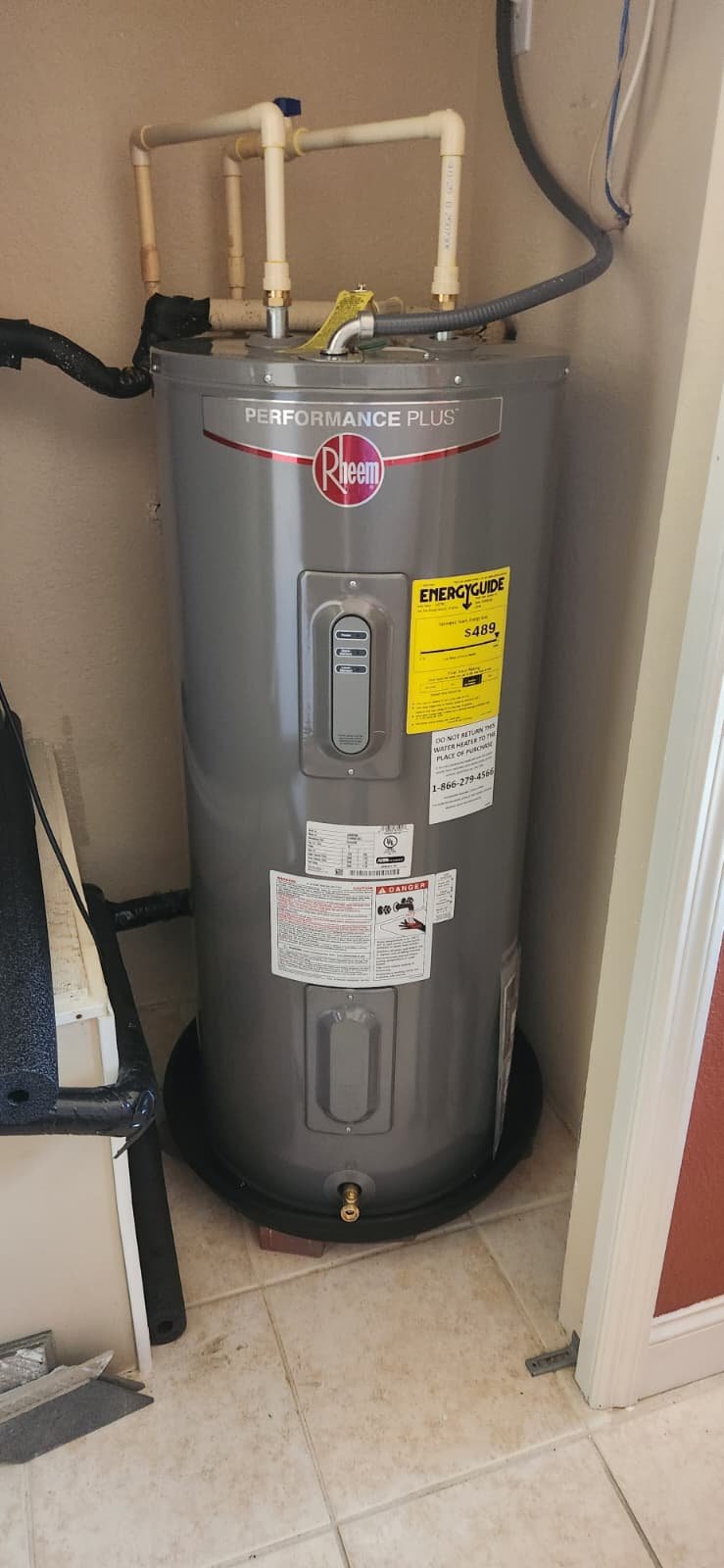 Residential water heater install Tarpon Springs, FL 34689