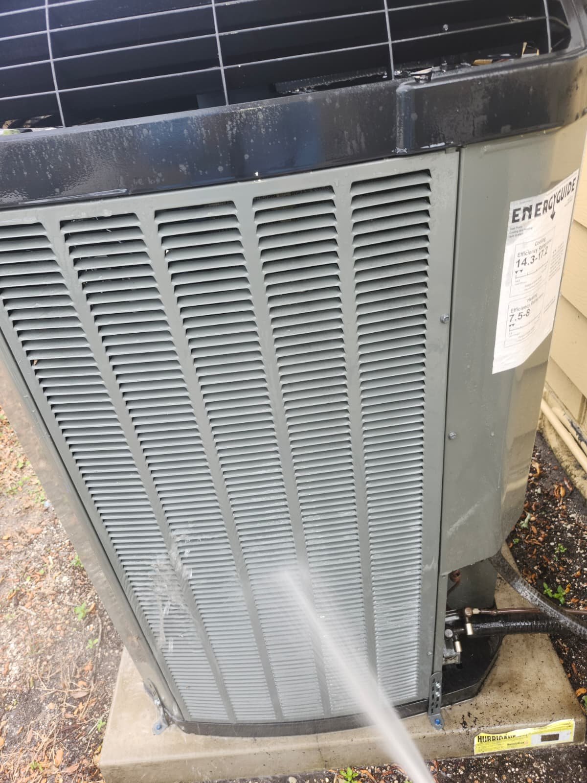 Filter replacement during AC tune-up service in St. Petersburg, FL 33711