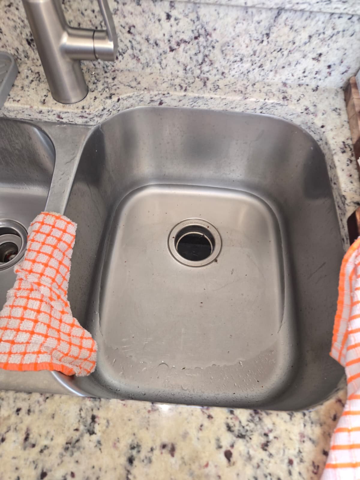 Cleaned sink p-trap and drain line reassembled in Riverview FL 33579 home