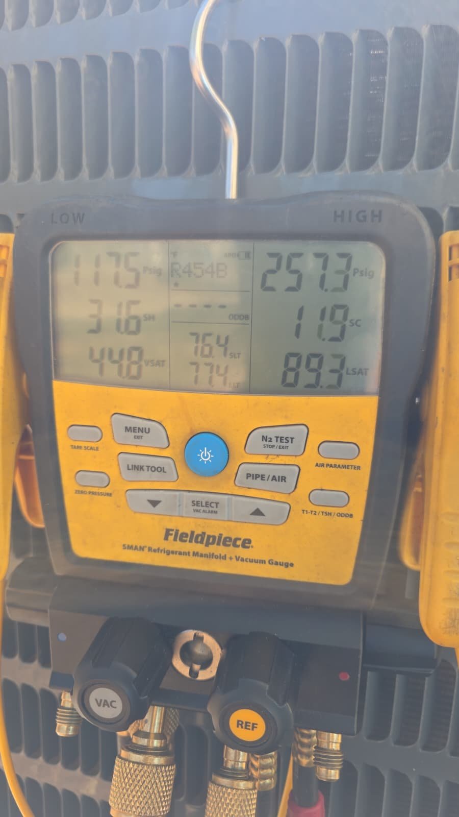 Dual AC units serviced under Premium maintenance plan in Gibsonton, FL 33534