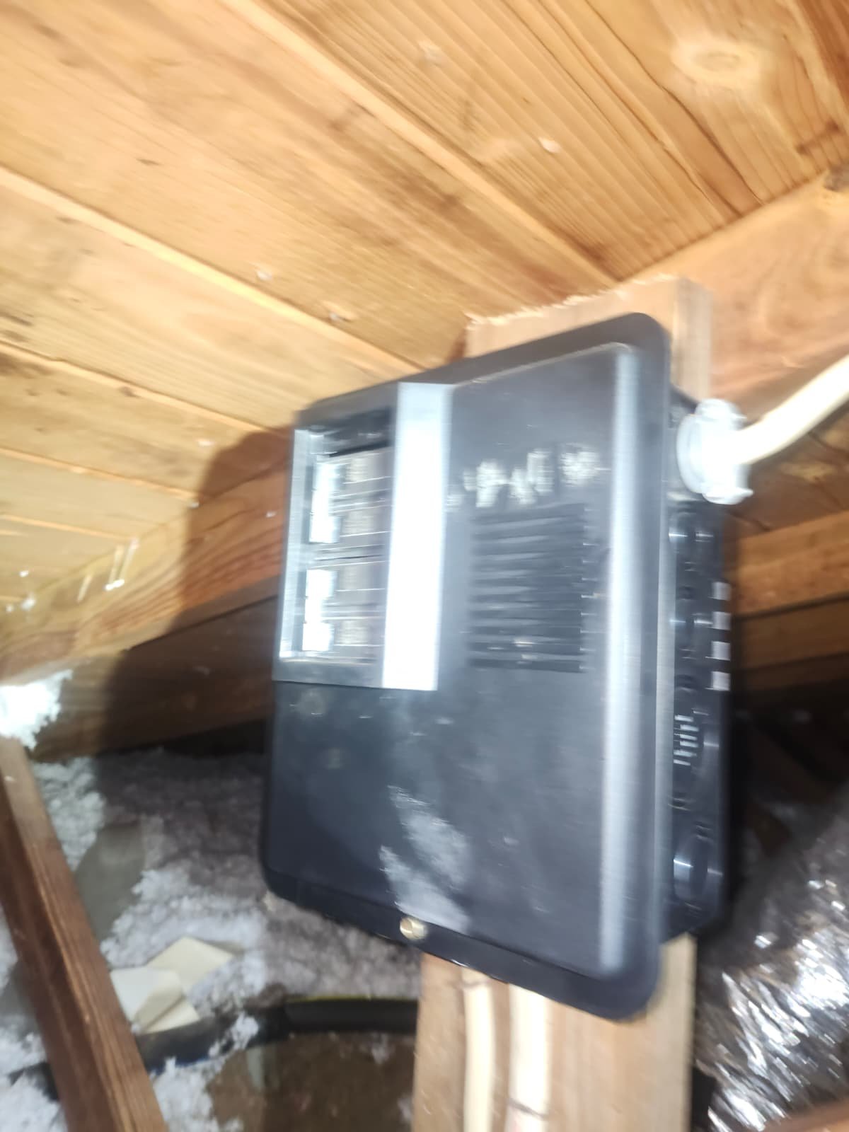 Damaged insulation on low-side AC copper line in Tampa, FL 33610 home