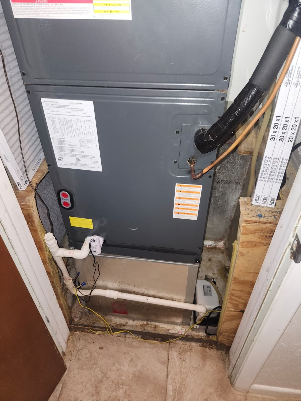 Finished ductwork with new grills after duct design in Tampa, FL 33617