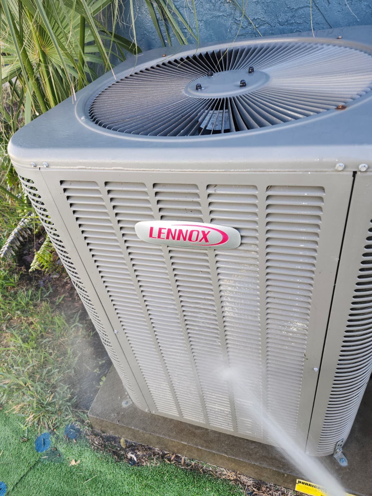Organic growth found on air conditioner components in Tampa, FL 33624