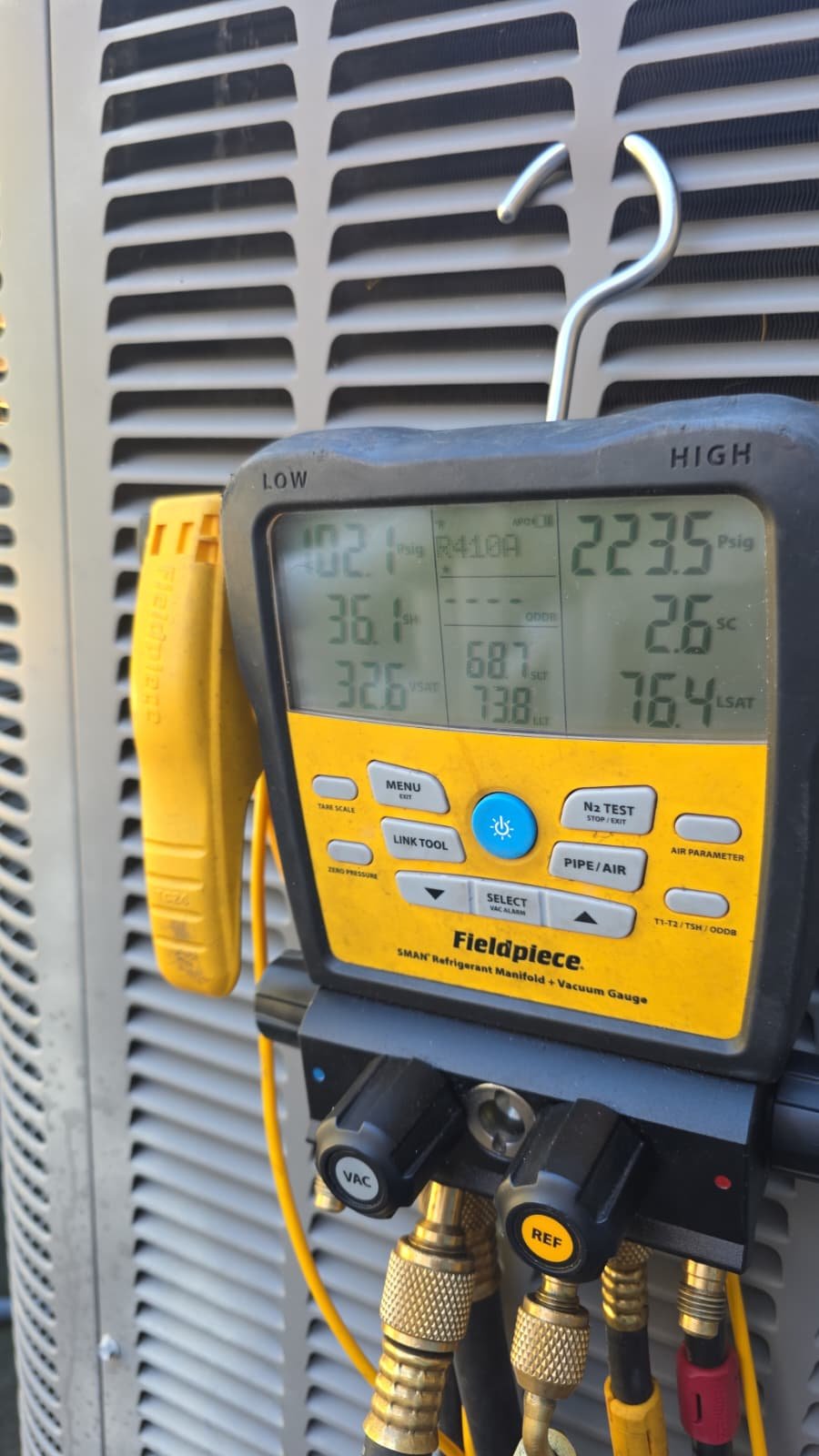 Indoor HVAC unit cleaning and drain line flush in Wimauma, FL 33598 home