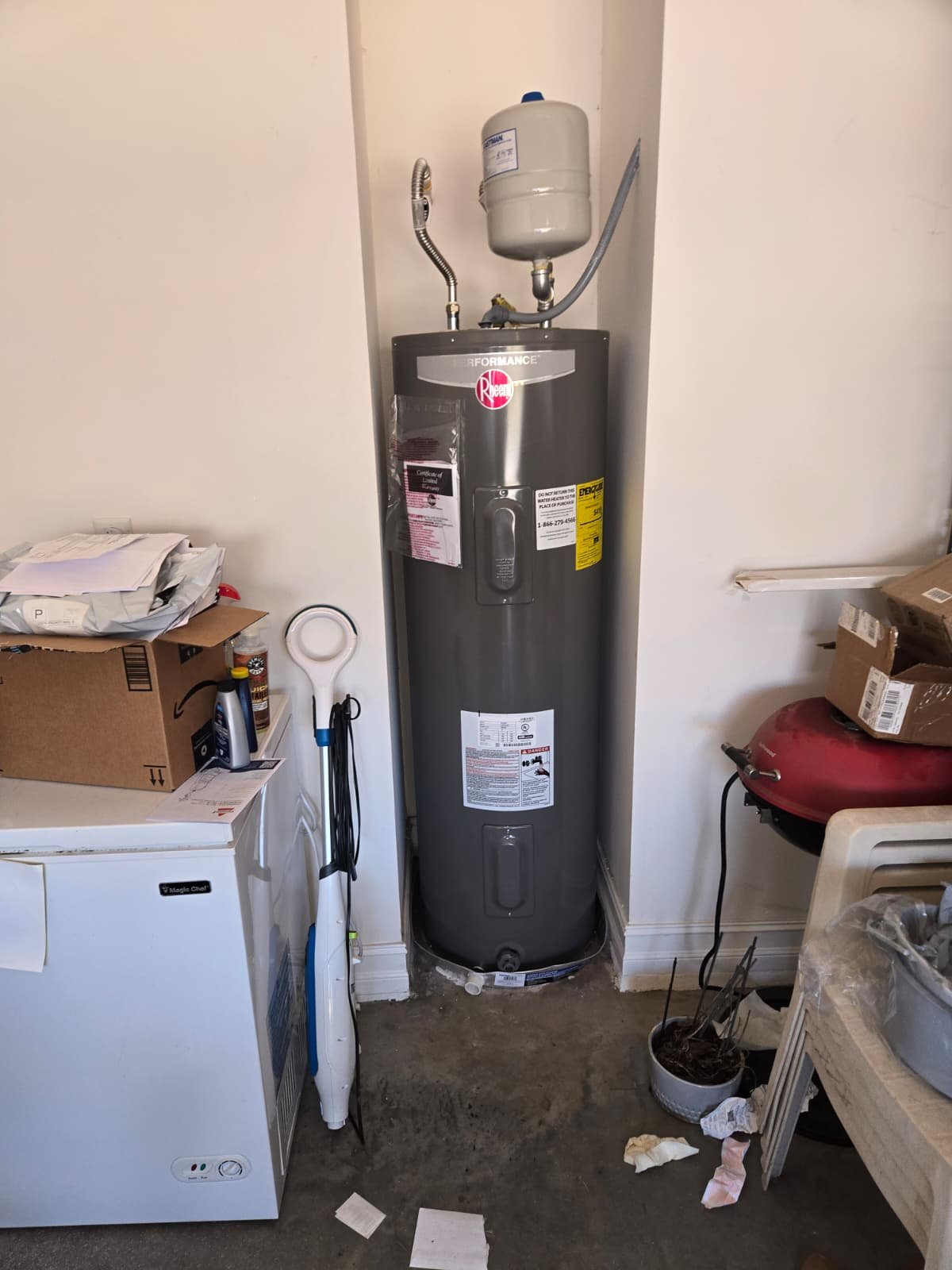 Water heater flush and inspection in Wimauma, FL 33598 during maintenance service