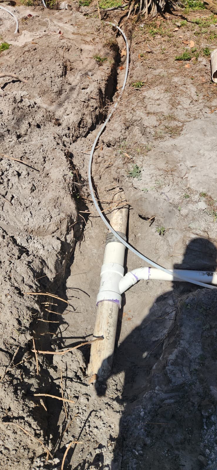 PVC sewer pipe installation in St. Petersburg, FL 33711