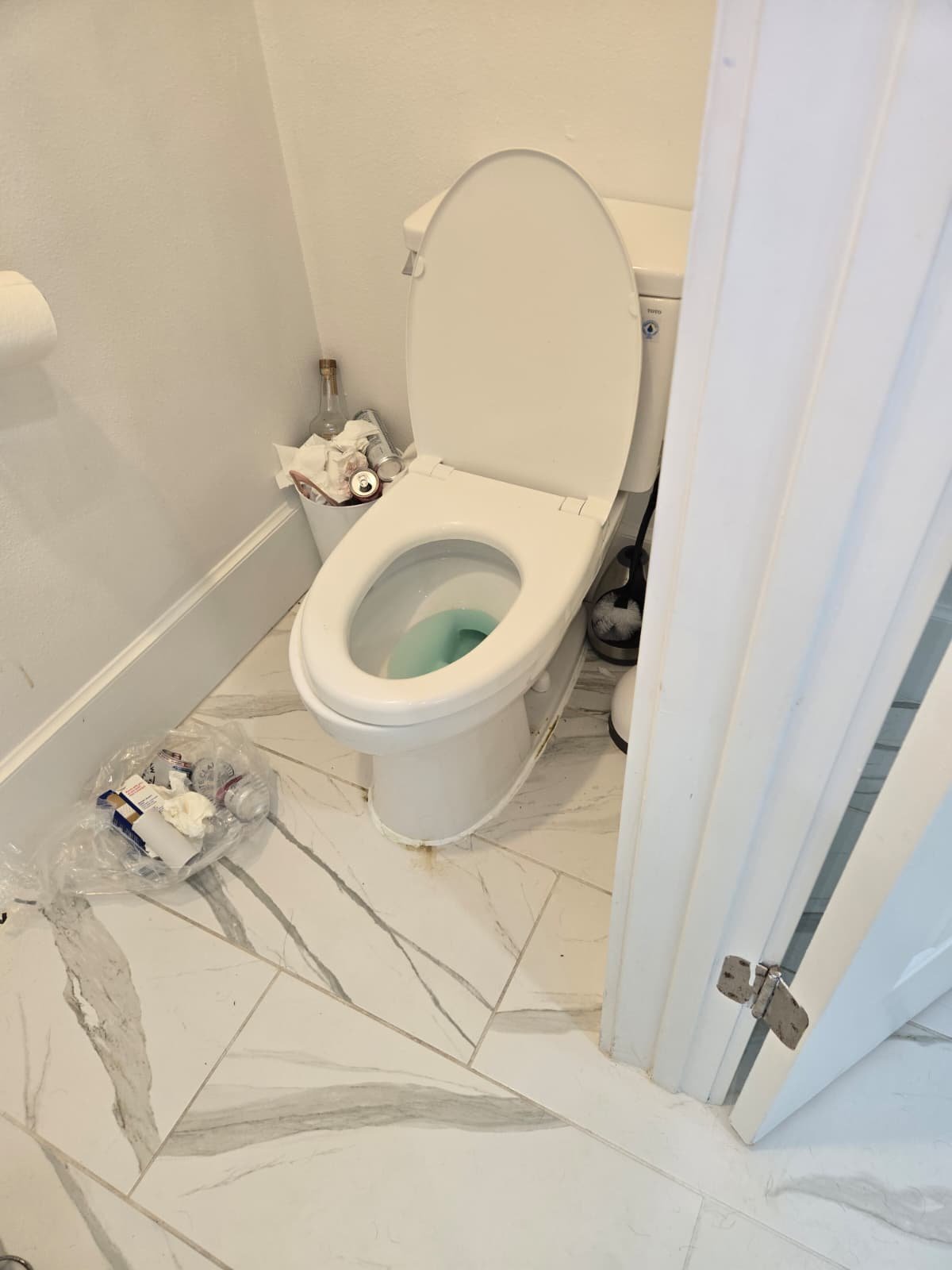 Toilet flange replacement in Tampa, FL 33609
