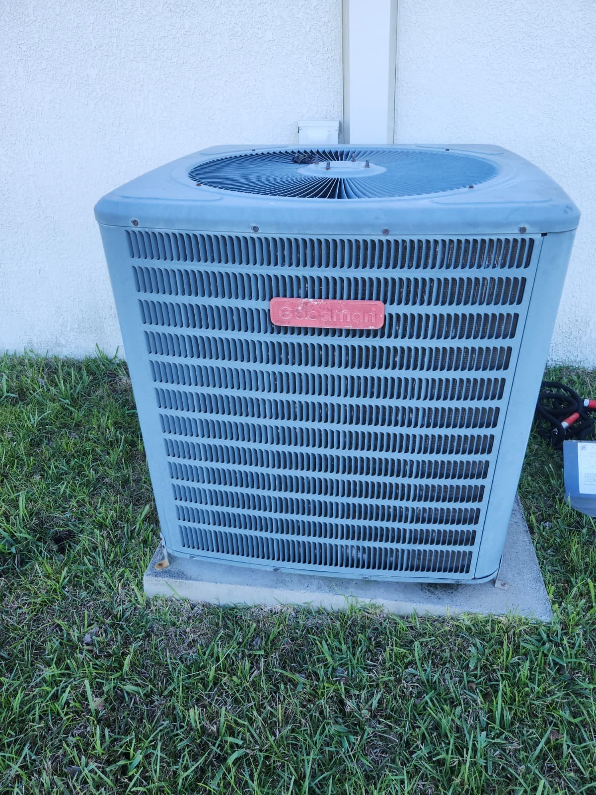 HVAC maintenance on Goodman gas furnace in Tampa, FL 33647