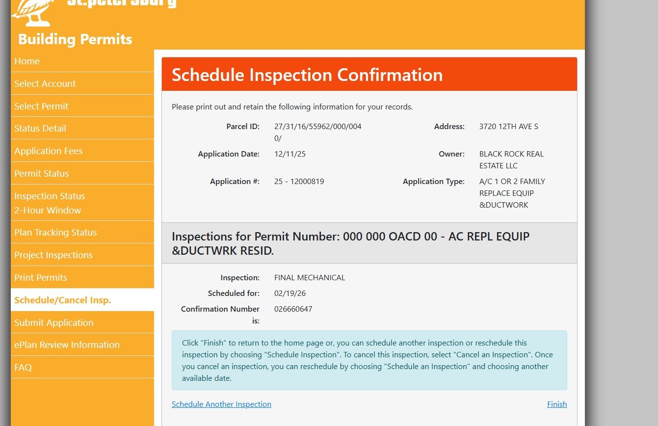 Water heater installation in St. Petersburg, FL 33711 image 1