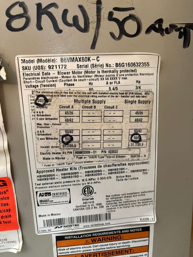 HVAC capacitor replacement Tampa, FL 33625