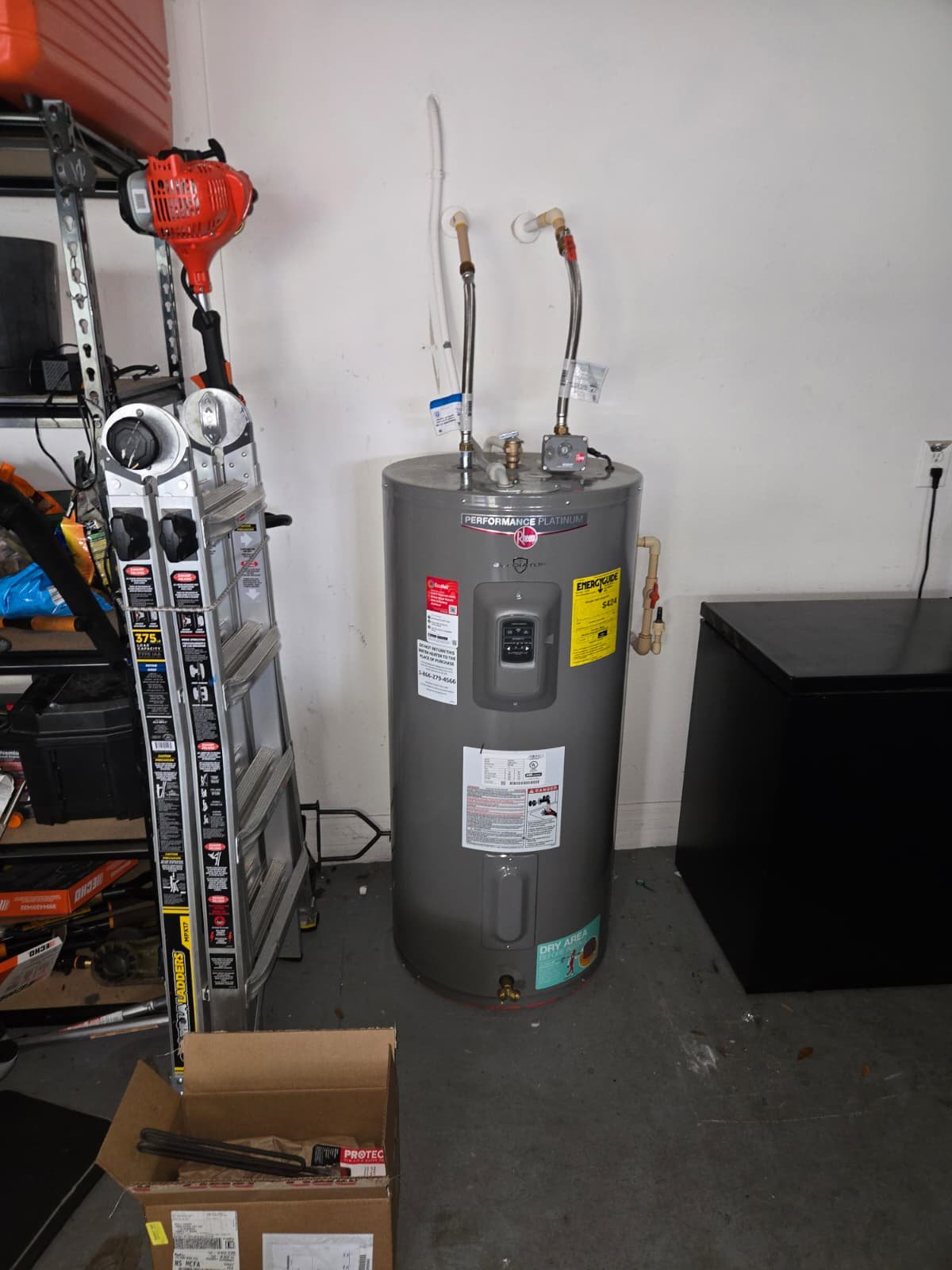 Water heater element replacement in Tampa, FL 33647