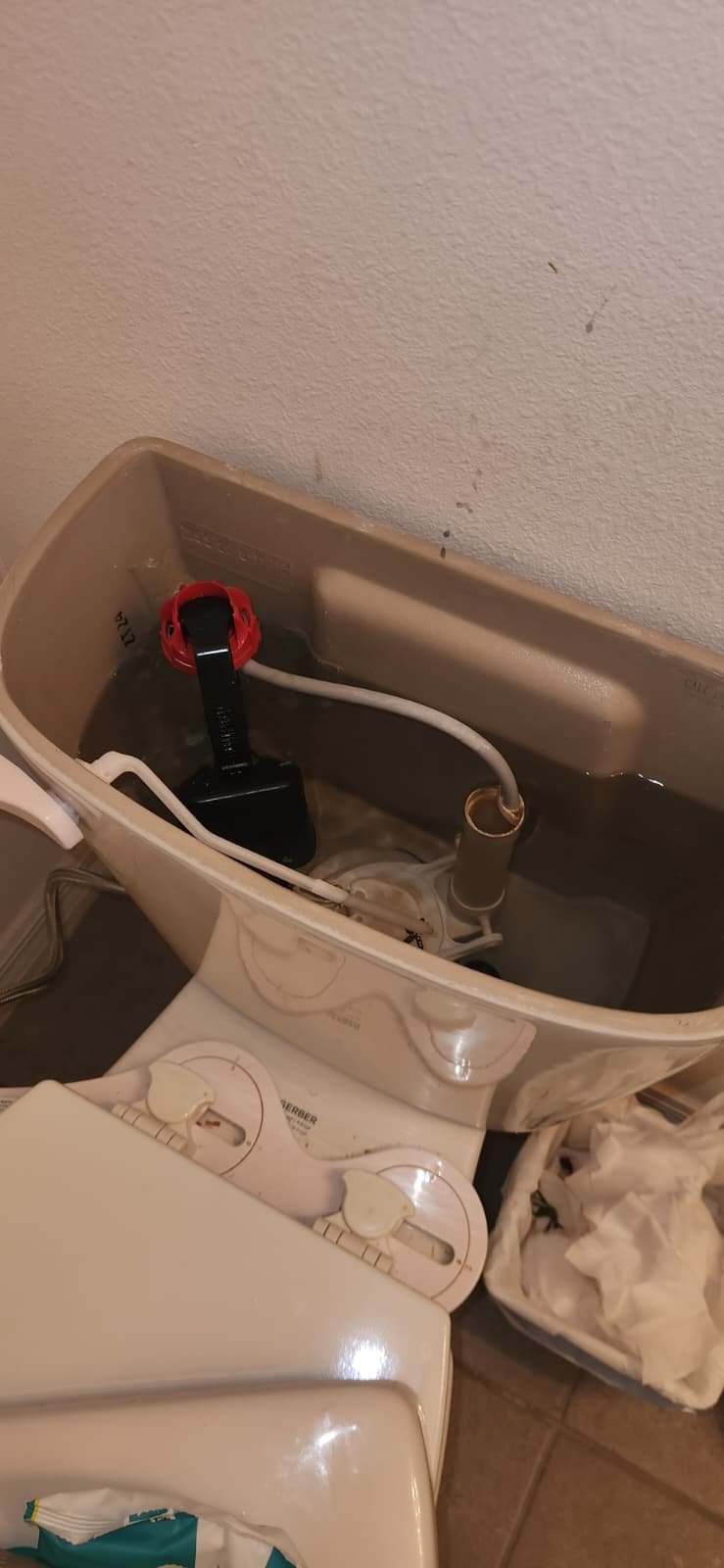 Toilet valve replacement in Wesley Chapel, FL 33545