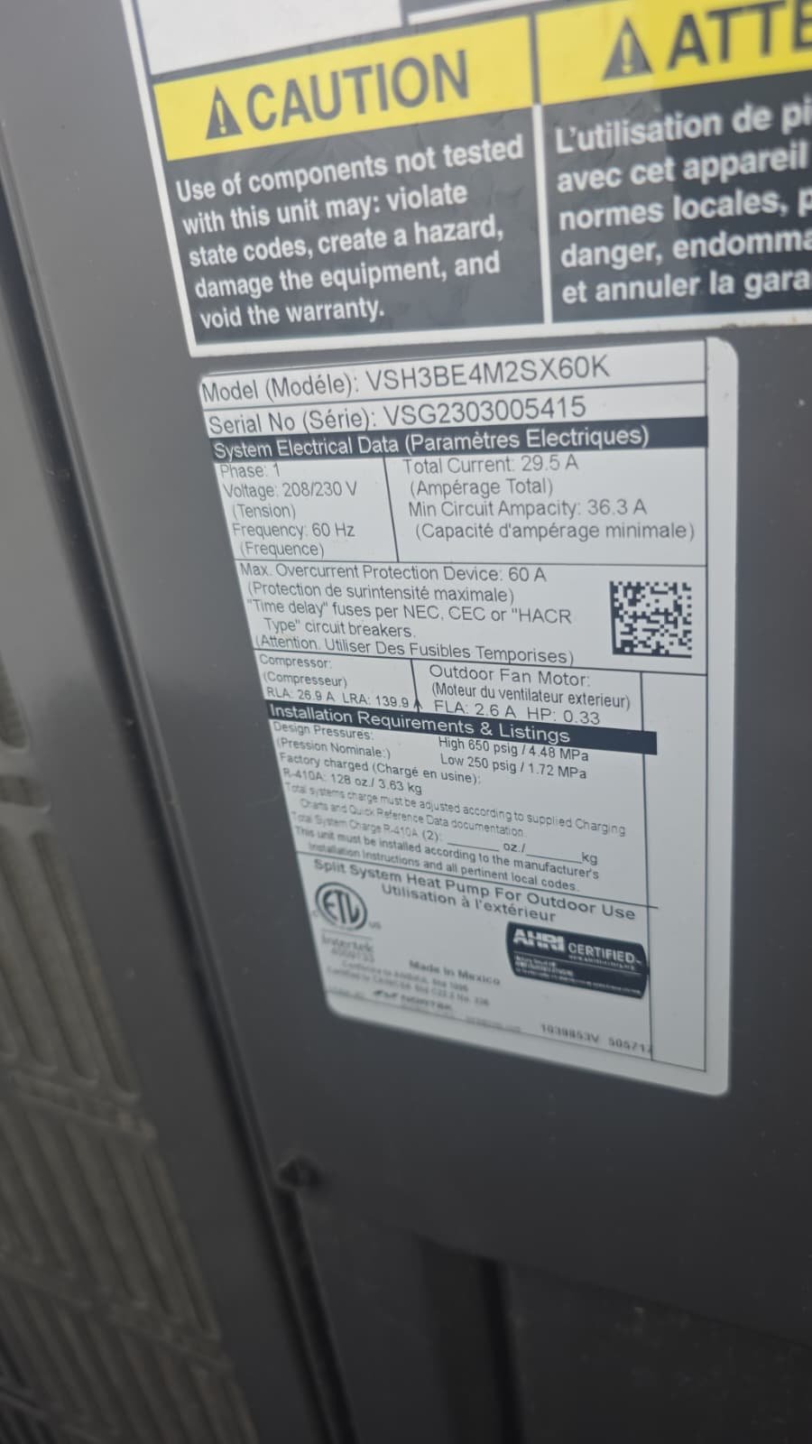 R410A refrigerant top-off in Hudson, FL 34669