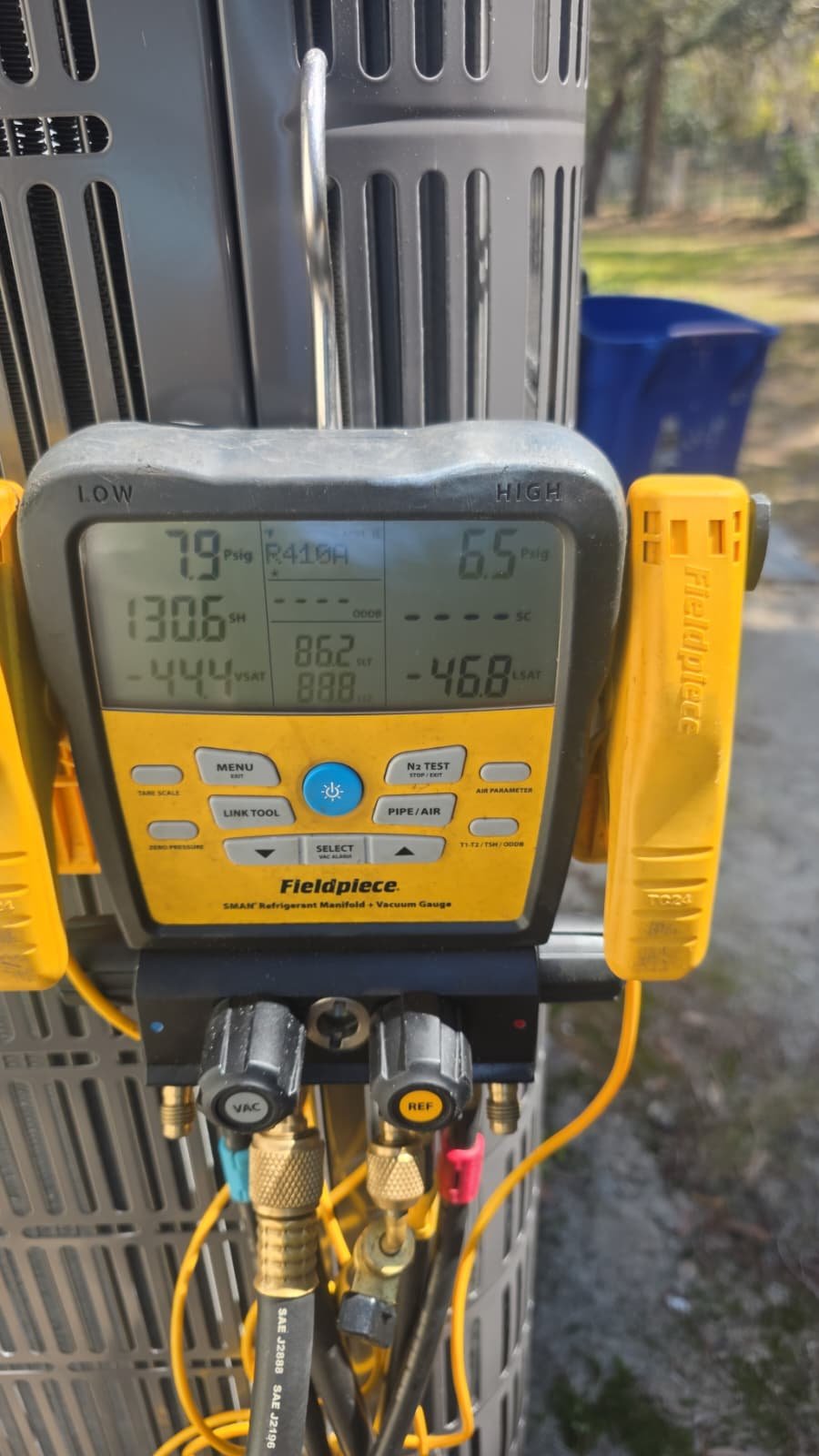 Cooling system R410A recharge in Hudson, FL 34669